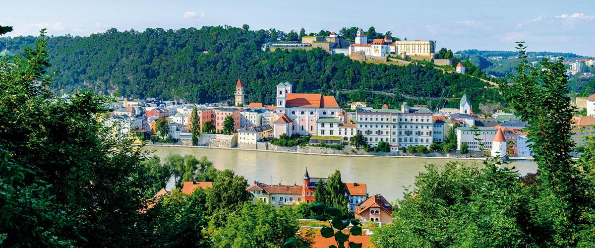 A view over Passau, Germany